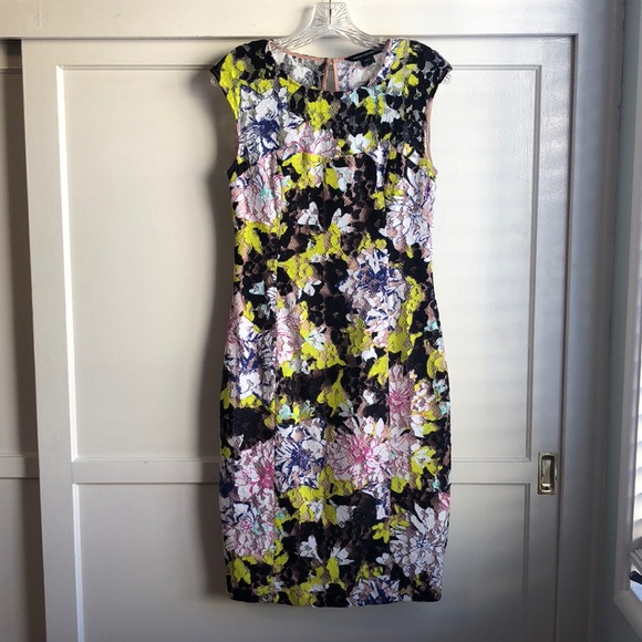 colorful sheath dress